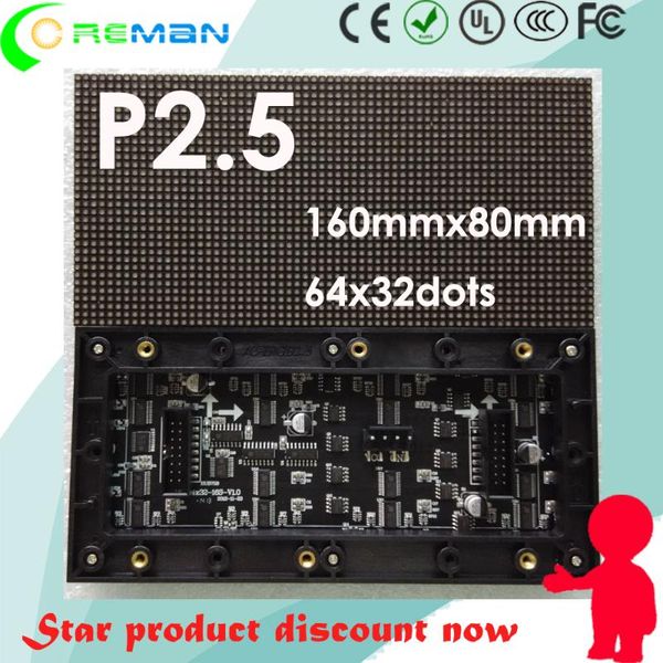 selling rgb led matrix 64x32 p2.5 led module, high brightness under sunshine advertising sign module p2.5 160x80mm
selling rgb led matrix 64x32 p2.5 led module, high brightness under sunshine advertising sign module p2.5 160x80mm