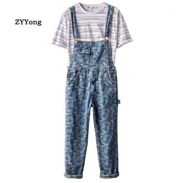 man bib overalls suspender pants retro printing jeans loose large size hip hop street dance jumpsuits leisure denim trousers1, Blue
man bib overalls suspender pants retro printing jeans loose large size hip hop street dance jumpsuits leisure denim trousers1, Blue