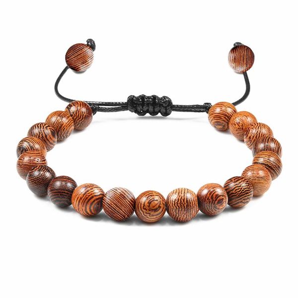 8mm new natural wood braided bracelets men adjustable meditation stone beads bracelet women prayer jewelry yoga bracelet homme, Black
8mm new natural wood braided bracelets men adjustable meditation stone beads bracelet women prayer jewelry yoga bracelet homme, Black