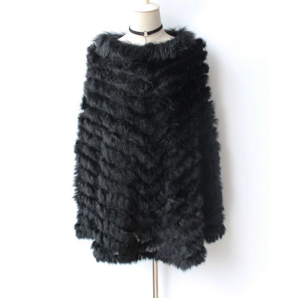 zy82021 new europe models soft ponchos malha rex rabbit with raccoon skin came in, Black
zy82021 new europe models soft ponchos malha rex rabbit with raccoon skin came in, Black