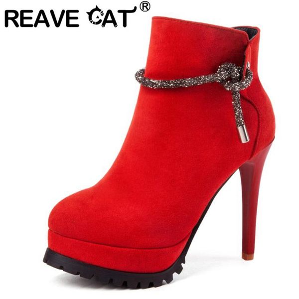reave cat женщина зимние сексуальные лодыжки сапоги круглые носки 11 см тонкие высокие каблуки на молнии металлические цепи плюс размер 33-4, Black
reave cat женщина зимние сексуальные лодыжки сапоги круглые носки 11 см тонкие высокие каблуки на молнии металлические цепи плюс размер 33-4, Black