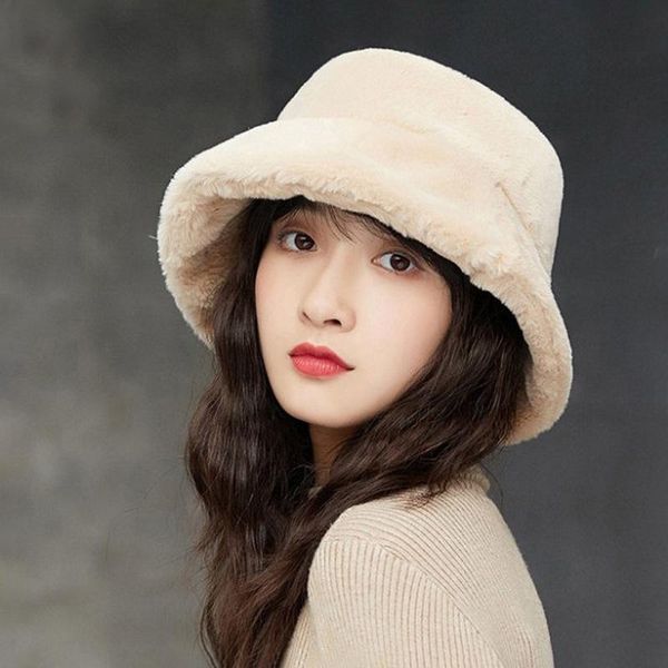 wide brim hats winter 2021 faux plush solid color bucket hat for women outdoor soft thickened warm windproof fluffy panama fisherman, Blue;gray
wide brim hats winter 2021 faux plush solid color bucket hat for women outdoor soft thickened warm windproof fluffy panama fisherman, Blue;gray