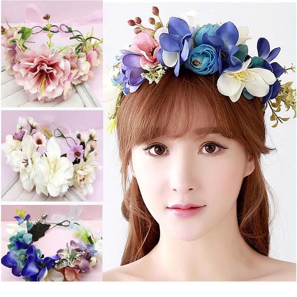 24 designs bride wedding flower wreath bohemia beach hair crown women headdress jewelry studio ps ornaments hair acc qylopm
24 designs bride wedding flower wreath bohemia beach hair crown women headdress jewelry studio ps ornaments hair acc qylopm