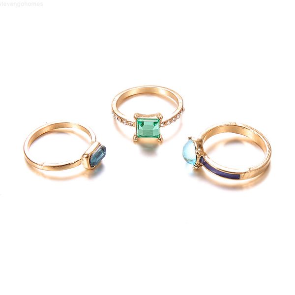 factoryzpe7geometry for 3 knuckle factory/set women retro vintage opal cubic zircon gold color crystal rings set party bohemian jew, Silver
factoryzpe7geometry for 3 knuckle factory/set women retro vintage opal cubic zircon gold color crystal rings set party bohemian jew, Silver