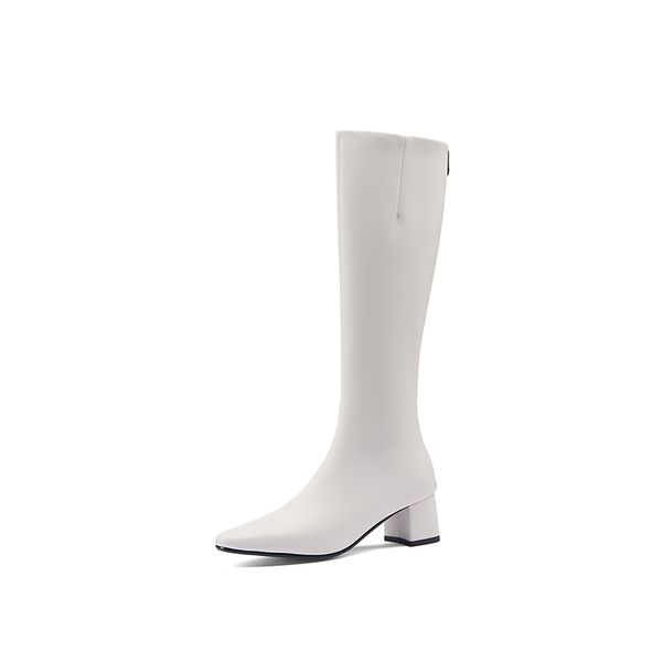 2021 the new casual style natural leather round toe high-booted knee-boots sliding-on black-white high heels women's riding boots ewcu
2021 the new casual style natural leather round toe high-booted knee-boots sliding-on black-white high heels women's riding boots ewcu