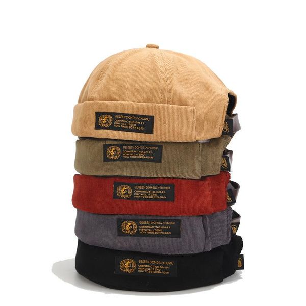 ball caps autumn&winter retro corduroy brimless cap hip-hop hat for women men hippie rolled cuff harbour, Blue;gray
ball caps autumn&winter retro corduroy brimless cap hip-hop hat for women men hippie rolled cuff harbour, Blue;gray