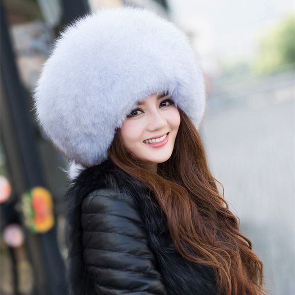 russian 100% genuine luxury fox skin woman hat fashion winter earmuffs big round leather full, Blue;gray
russian 100% genuine luxury fox skin woman hat fashion winter earmuffs big round leather full, Blue;gray
