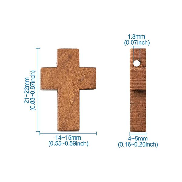 pandahall 100pcs wood pendants charms cross shape findings for jewelry bracelet necklace making diy mixed color 25pcs/color
pandahall 100pcs wood pendants charms cross shape findings for jewelry bracelet necklace making diy mixed color 25pcs/color