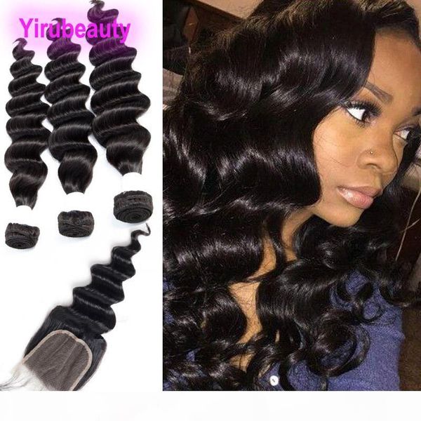 brazilian virgin human hair 3 bundles with 4x4 lace closure loose deep 4 pieces one set deep loose curly natural color 8-28inch, Black;brown
brazilian virgin human hair 3 bundles with 4x4 lace closure loose deep 4 pieces one set deep loose curly natural color 8-28inch, Black;brown