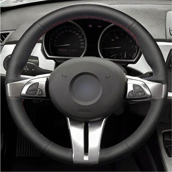 black synthetic leather car steering wheel cover for z4 e85 (roadster) 2003-2008 e86 (coupe) 2005-20081
black synthetic leather car steering wheel cover for z4 e85 (roadster) 2003-2008 e86 (coupe) 2005-20081