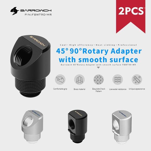 fans & coolings barrowch 45 / 90 degree rotary adapter 2pcs with smooth surface for bend tube connections design fbwt-mr1
fans & coolings barrowch 45 / 90 degree rotary adapter 2pcs with smooth surface for bend tube connections design fbwt-mr1
