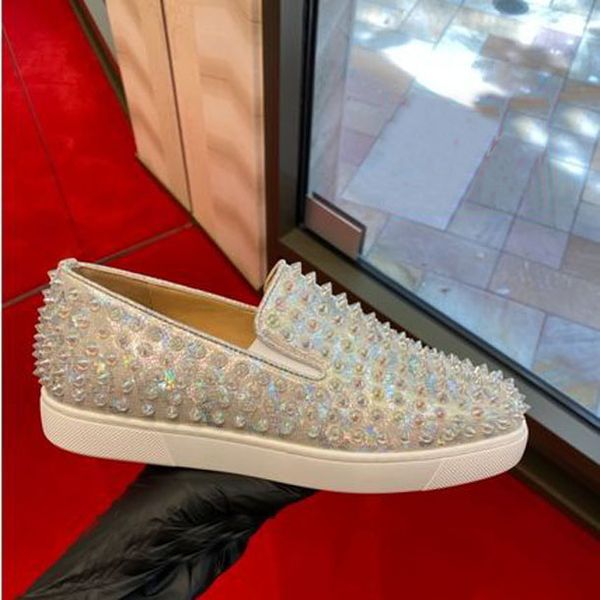 mens loafers red bottom dress shoes colors patent leather genuine leather round toes men spikes fashion casual sneakers wedding business, Black
mens loafers red bottom dress shoes colors patent leather genuine leather round toes men spikes fashion casual sneakers wedding business, Black