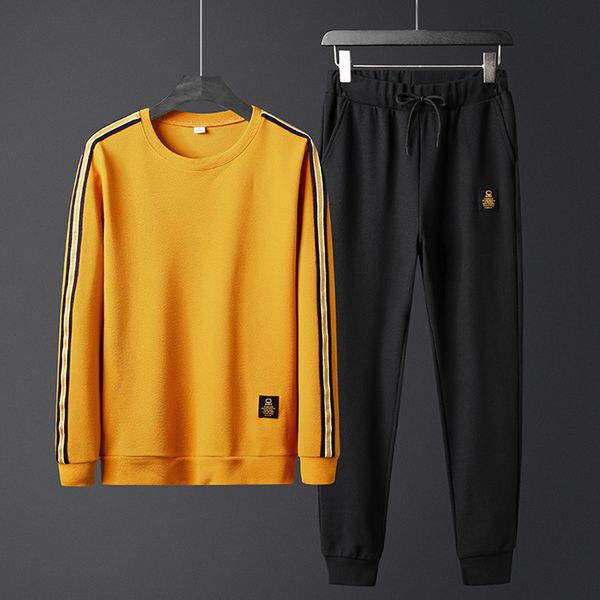 2021 new new mens tracksuit autumn winter pieces warm men sweatshirt + pants casual sportwear male jogger suit o-neck 4by5, Gray
2021 new new mens tracksuit autumn winter pieces warm men sweatshirt + pants casual sportwear male jogger suit o-neck 4by5, Gray