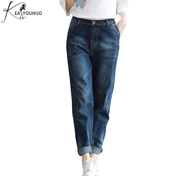 summer pants wash bleached vintage stretch loose boyfriend jeans for women high waist jeans blue plus size women mom jeans 210203
summer pants wash bleached vintage stretch loose boyfriend jeans for women high waist jeans blue plus size women mom jeans 210203