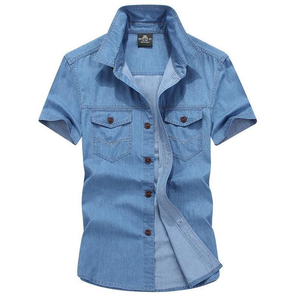 men's casual shirts denim shirt man's plus size 5xl hombre short sleeves cotton men camisa masculina streetwear clothes, White;black
men's casual shirts denim shirt man's plus size 5xl hombre short sleeves cotton men camisa masculina streetwear clothes, White;black