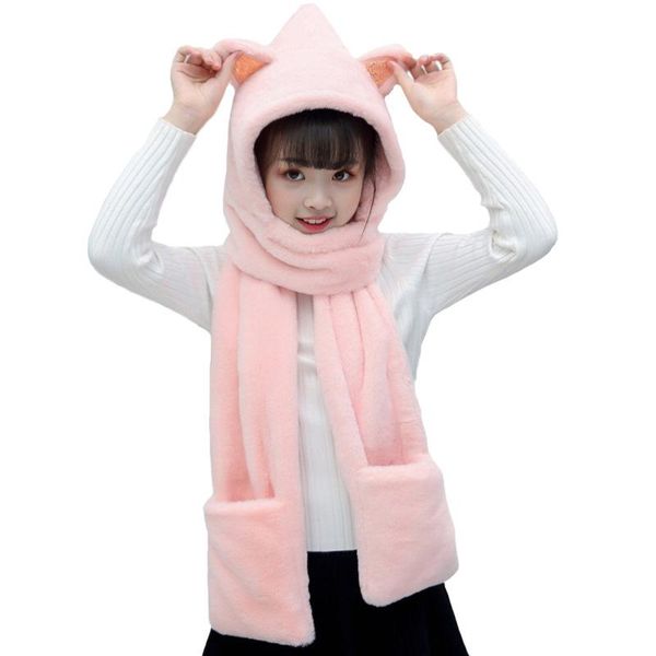 hats, scarves & gloves sets winter korean children's scarf cartoon cat ears thickened warm plush 3 in 1 short hair accessories set for, Blue;gray
hats, scarves & gloves sets winter korean children's scarf cartoon cat ears thickened warm plush 3 in 1 short hair accessories set for, Blue;gray