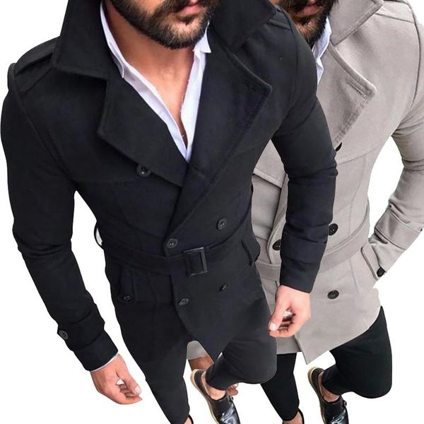 men winter warm windbreaker trench woolen coat retro jacket men coat jackets double breasted fashion male winter autumn overcoat, Black
men winter warm windbreaker trench woolen coat retro jacket men coat jackets double breasted fashion male winter autumn overcoat, Black