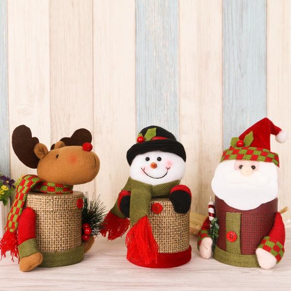 christmas decorations candy storage boxes santa claus snowman year party gift holders for home
christmas decorations candy storage boxes santa claus snowman year party gift holders for home