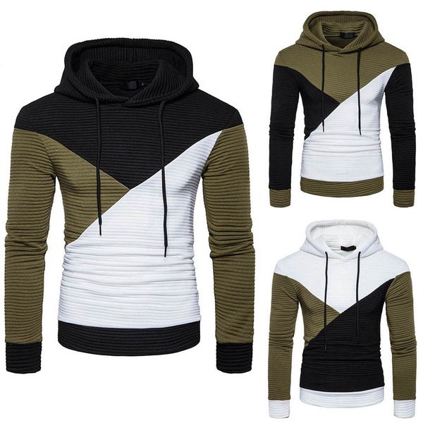 men winner autumn long sleeve patchwork hooded sweatshirt tee outwear blouse print shirts plus size streetwear, Black
men winner autumn long sleeve patchwork hooded sweatshirt tee outwear blouse print shirts plus size streetwear, Black
