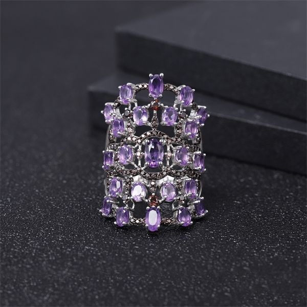 gem's ballet luxury 7.44ct natural amethyst finger rings 925 sterling silver gemstone vintage ring for women wedding jewelry 1019 q1209, Golden;silver
gem's ballet luxury 7.44ct natural amethyst finger rings 925 sterling silver gemstone vintage ring for women wedding jewelry 1019 q1209, Golden;silver