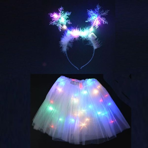girls led light wire tutu feather snowflak hair hoop headband skirt glow neon party gift led birthday christmas wear new year
girls led light wire tutu feather snowflak hair hoop headband skirt glow neon party gift led birthday christmas wear new year