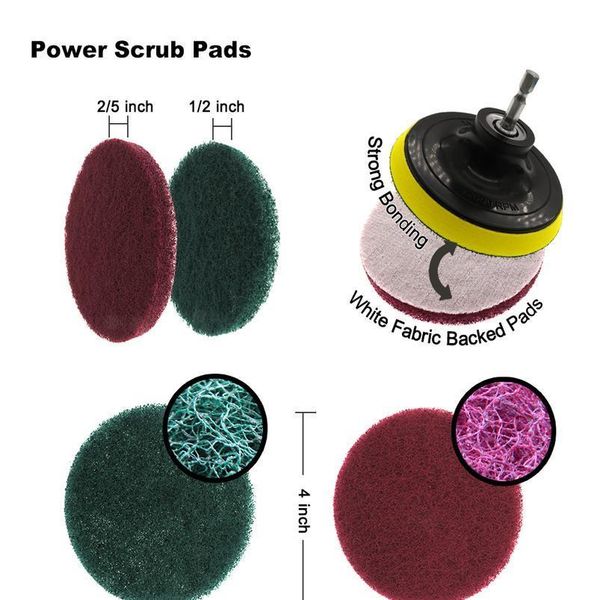 8pcs drill brush power cleaning scrubber nylons brush electric scrubber brush kit for kitchen bashroom car bbytey
8pcs drill brush power cleaning scrubber nylons brush electric scrubber brush kit for kitchen bashroom car bbytey