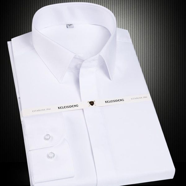 men's non iron long sleeve covered placket dress shirt standard-fit formal business easy care solid office basic designed shirts, White;black
men's non iron long sleeve covered placket dress shirt standard-fit formal business easy care solid office basic designed shirts, White;black