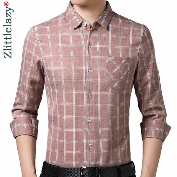 men's casual shirts 2021 brand long sleeve men social shirt spring pocket plaid dress mens slim regular fit clothes fashions 0023, White;black
men's casual shirts 2021 brand long sleeve men social shirt spring pocket plaid dress mens slim regular fit clothes fashions 0023, White;black