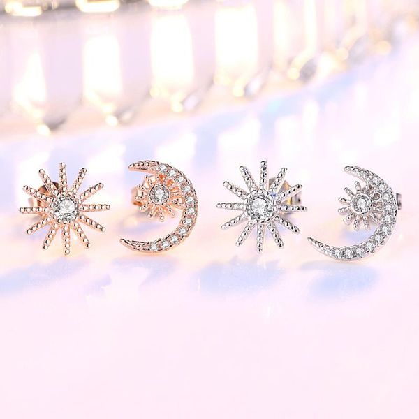 stud luxury multicolored mini cute star moon studs earrings for women genuine silver color accessories jewelry, Golden;silver
stud luxury multicolored mini cute star moon studs earrings for women genuine silver color accessories jewelry, Golden;silver