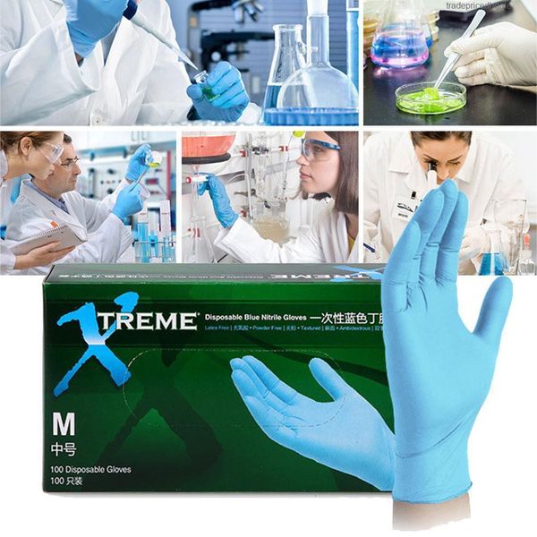 nitrile 100pcs disposable waterproof experiment inspection industrial plastic gloves
nitrile 100pcs disposable waterproof experiment inspection industrial plastic gloves