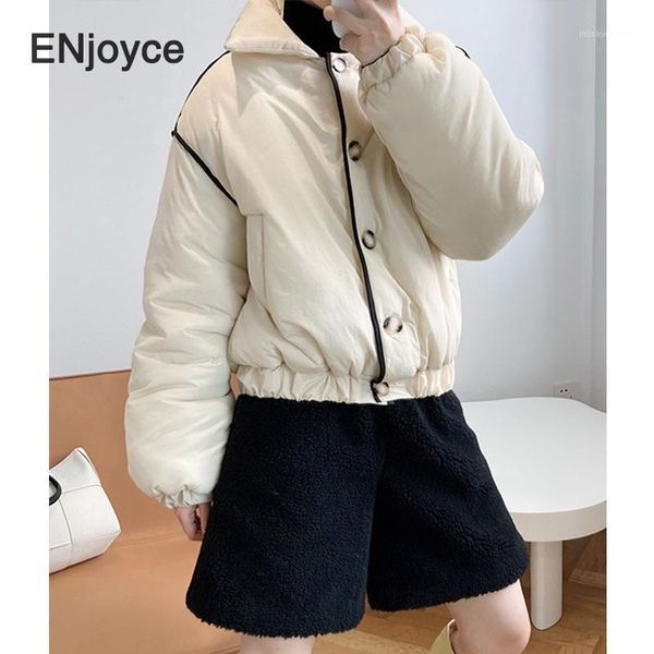 women's down & parkas women winter short light jacket korean stylish loose bread jackets cotton-padded parka warm coat outerwear croppe, Black
women's down & parkas women winter short light jacket korean stylish loose bread jackets cotton-padded parka warm coat outerwear croppe, Black