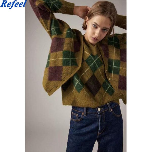 women's knits & tees sweater cardigan autumn winter knit soft v-neck button coat for ladies vintage blouse brown, White
women's knits & tees sweater cardigan autumn winter knit soft v-neck button coat for ladies vintage blouse brown, White