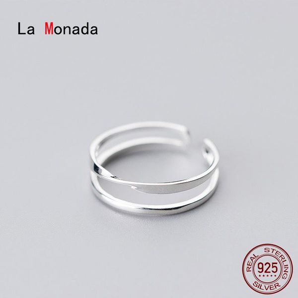 cluster rings la monada two layers twist women ring 925 sterling silver minimalist for fine jewerly woman open, Golden;silver
cluster rings la monada two layers twist women ring 925 sterling silver minimalist for fine jewerly woman open, Golden;silver