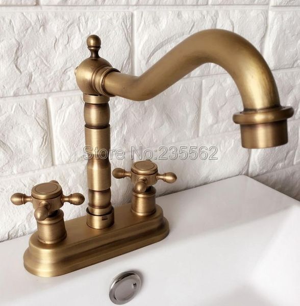 bathroom sink faucets deck mounted kitchen faucet wash basin water tap antique brass double handle dual hole mixer lan0661
bathroom sink faucets deck mounted kitchen faucet wash basin water tap antique brass double handle dual hole mixer lan0661