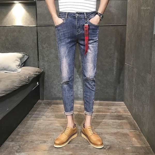 nice spring and summer trend korean version of the couple casual fashion stretch slim sports hole print jeans time limited1, Blue
nice spring and summer trend korean version of the couple casual fashion stretch slim sports hole print jeans time limited1, Blue