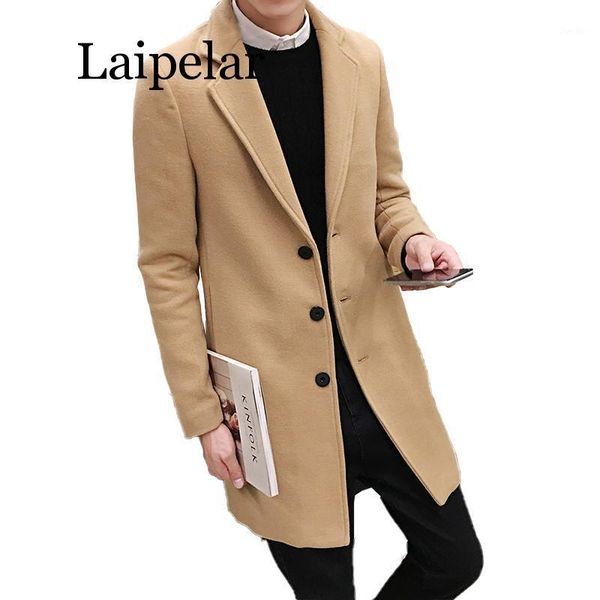 laipelar 2019 autumn and winter new men's fashion boutique solid color business casual woolen coats / male high-end slim leisur1, Tan;black
laipelar 2019 autumn and winter new men's fashion boutique solid color business casual woolen coats / male high-end slim leisur1, Tan;black