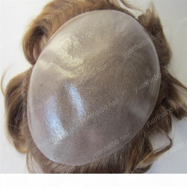 6inch virgin european hair loose wave thin skin pu base light brown full thin skin toupee for men ing, Black
6inch virgin european hair loose wave thin skin pu base light brown full thin skin toupee for men ing, Black