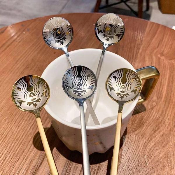 2021 popular starbucks stainless steel coffee milk spoon small round dessert mixing fruit spoon factory supply
2021 popular starbucks stainless steel coffee milk spoon small round dessert mixing fruit spoon factory supply