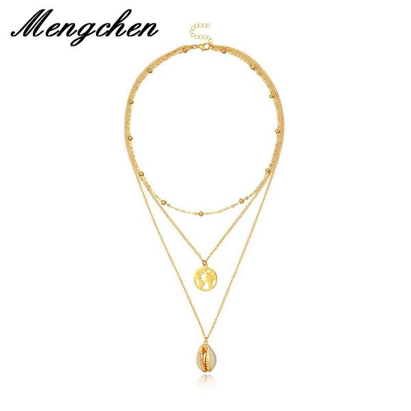 pendant necklaces bohemian vintage multilayer alloy shell necklace long clavicle chain for women party gift jewelry, Silver
pendant necklaces bohemian vintage multilayer alloy shell necklace long clavicle chain for women party gift jewelry, Silver