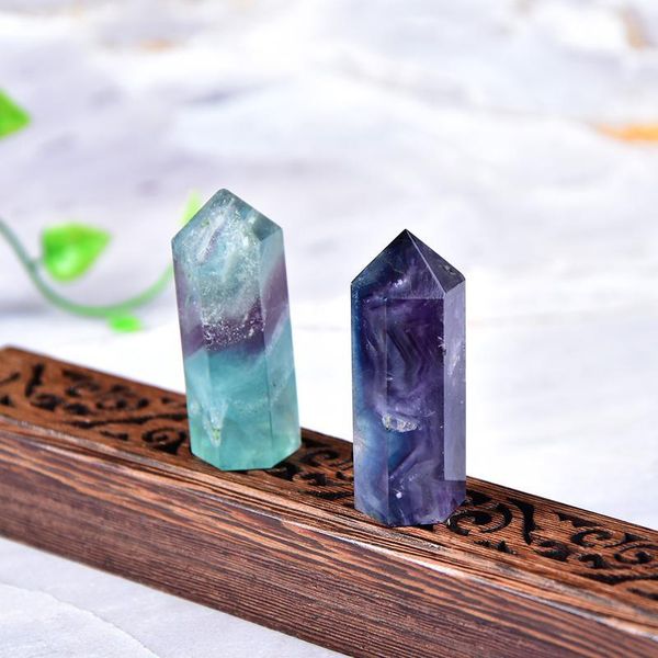 1pc natural fluorite crystal hexagonal column crystal point healing wand mineral crystal home decoration stone diy gi jllowk, Black
1pc natural fluorite crystal hexagonal column crystal point healing wand mineral crystal home decoration stone diy gi jllowk, Black