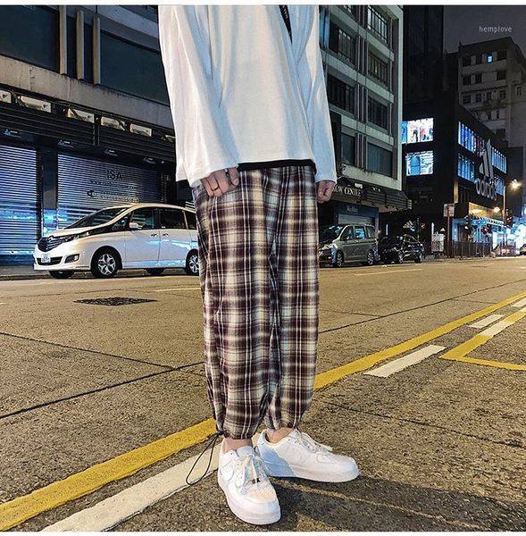 men's women's japanese and korean plaid casual pants loose pants korean version blue 20201
men's women's japanese and korean plaid casual pants loose pants korean version blue 20201