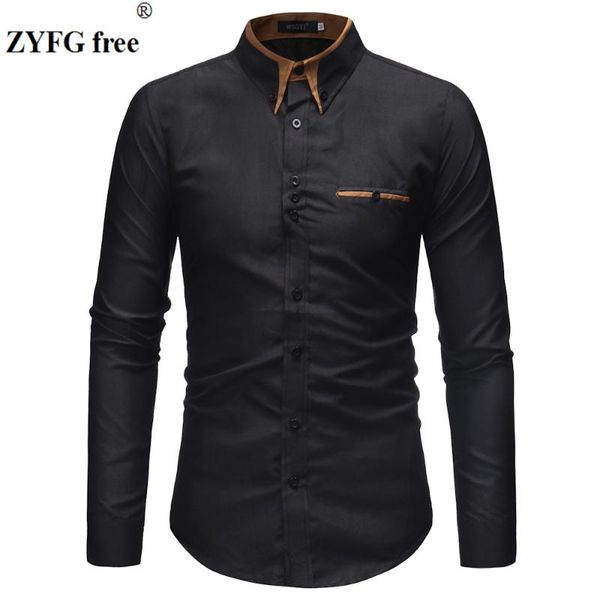 new tide men's shirt simple causal style solid color long-sleeved shirts blouse youth vitality tide male clothing, White;black
new tide men's shirt simple causal style solid color long-sleeved shirts blouse youth vitality tide male clothing, White;black