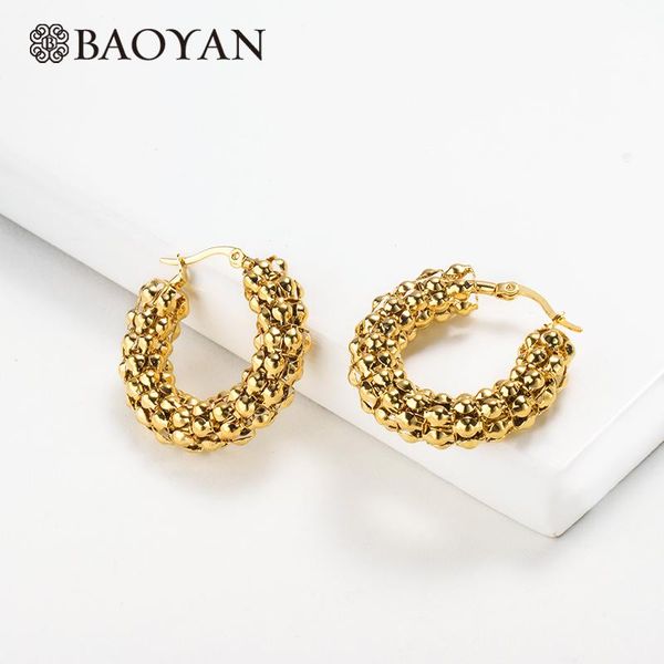 hoop & huggie baoyan vintage gold earrings small circle round wholesale mini golden stainless steel for women, Golden;silver
hoop & huggie baoyan vintage gold earrings small circle round wholesale mini golden stainless steel for women, Golden;silver