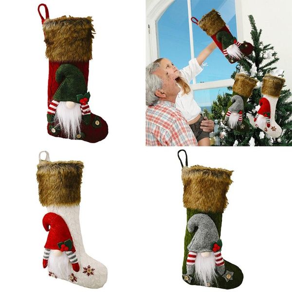 Christmas Stocking Cute 3D Swedish Gnome Xmas Socks Hanging Fireplace Tree Decorations Gift Candy Treat Bag girlfriend likes
Christmas Stocking Cute 3D Swedish Gnome Xmas Socks Hanging Fireplace Tree Decorations Gift Candy Treat Bag girlfriend likes