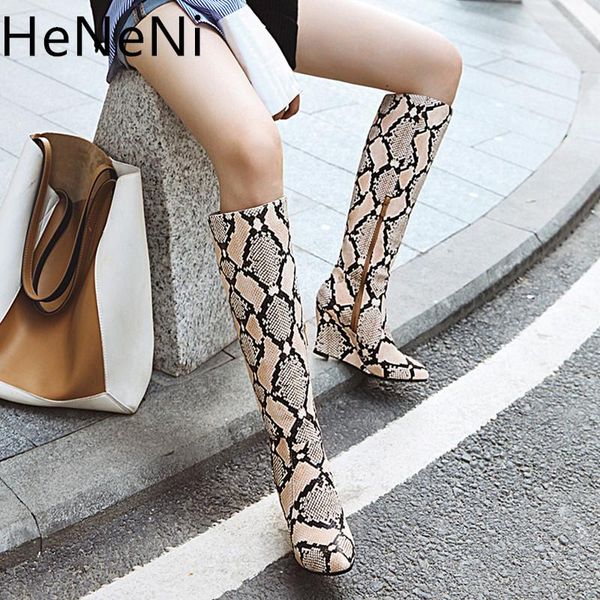 boots winter women knee high snakeskin riding zip shoes wedges fashion female zapatos de mujer, Black
boots winter women knee high snakeskin riding zip shoes wedges fashion female zapatos de mujer, Black