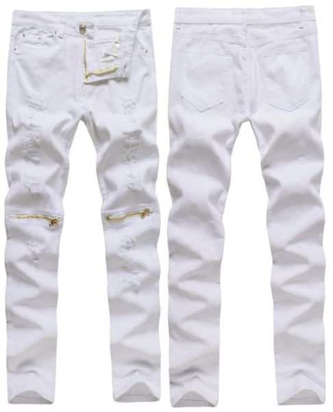 mens ripped knee zipper pure cut bad casual pants white slim feet stretch pants club fitness clothing skinny plaid men1, Black
mens ripped knee zipper pure cut bad casual pants white slim feet stretch pants club fitness clothing skinny plaid men1, Black