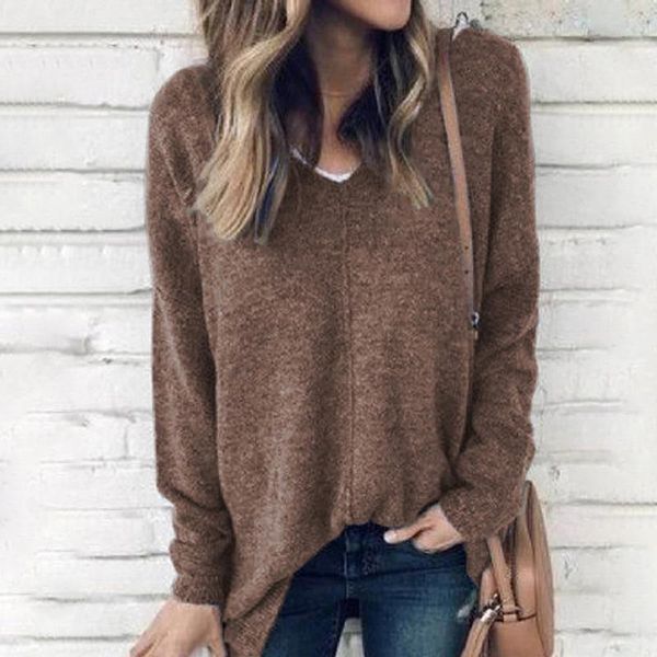 women's sweaters lasperal autumn winter warm solid color pullovers knitted sweater women v neck knitwear clothing plus size s-5xl, White;black
women's sweaters lasperal autumn winter warm solid color pullovers knitted sweater women v neck knitwear clothing plus size s-5xl, White;black