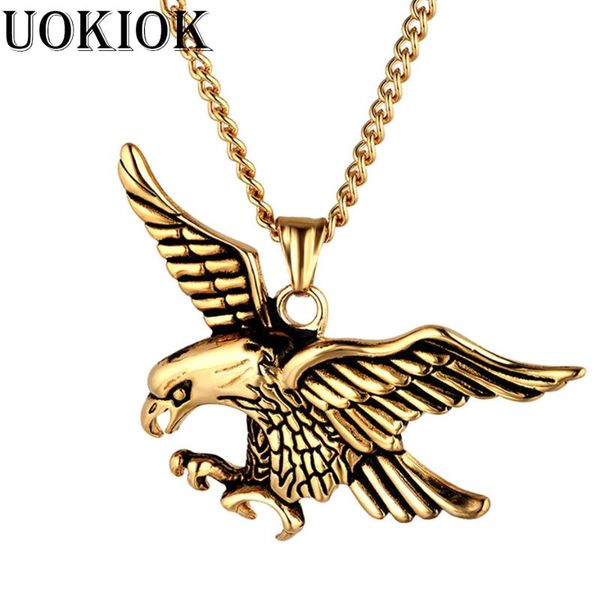 pendant necklaces men's necklace hawk eagle with stainless steel chain and gold color animal golden male punk biker jewelry, Silver
pendant necklaces men's necklace hawk eagle with stainless steel chain and gold color animal golden male punk biker jewelry, Silver
