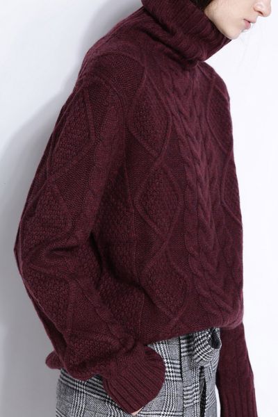 2021 new women euro style turtleneck sweater autumn winter thick warm pullovers elegant loose casual female jumper soft knitwear c5wd, White;black
2021 new women euro style turtleneck sweater autumn winter thick warm pullovers elegant loose casual female jumper soft knitwear c5wd, White;black