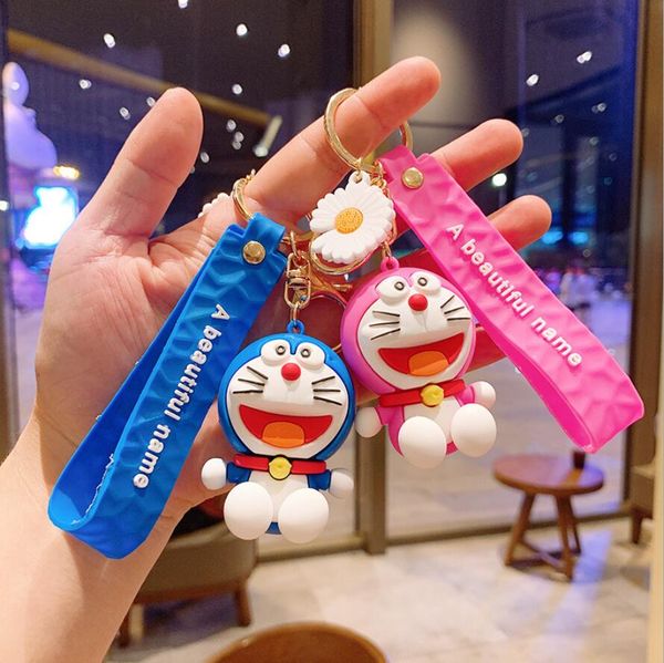 2 color cartoon silicone cat doll keyring keychain fashion animal key chain accessories action figures toys bag charms car key rings holder, Silver
2 color cartoon silicone cat doll keyring keychain fashion animal key chain accessories action figures toys bag charms car key rings holder, Silver
